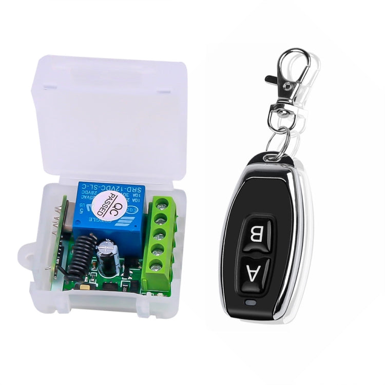 Interruptor de control remoto DC12V 1CH RF/relé 10A/receptor de interruptor 433MHZ