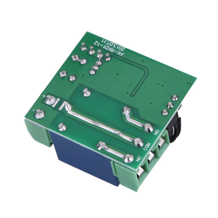 12V 10A RF interruptor de control remoto inalámbrico 1CH receptor de relé