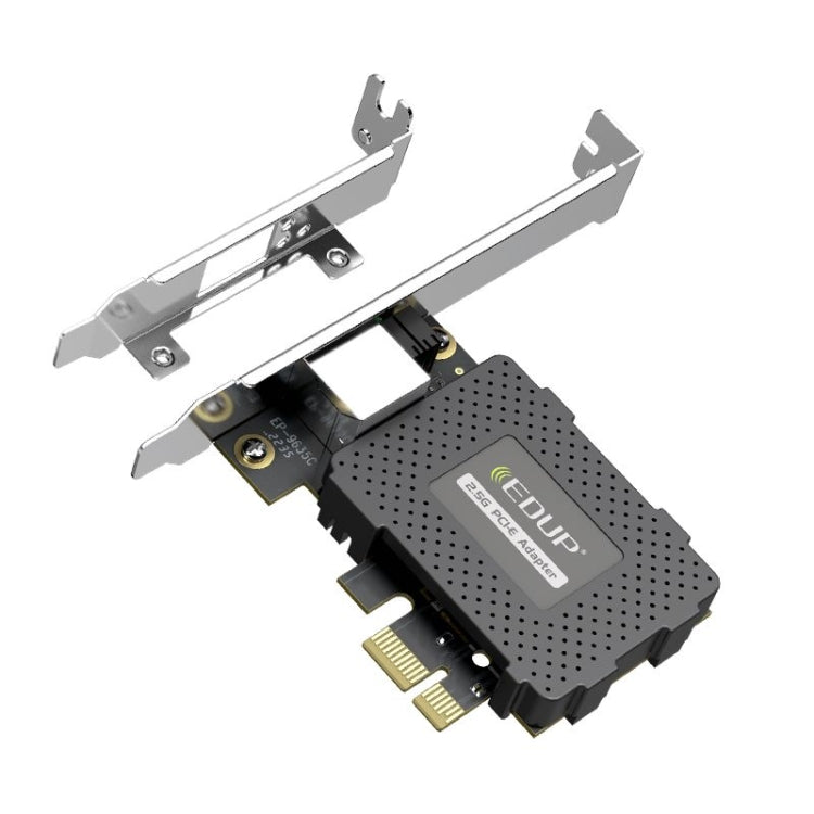 EDUP EP-9635C Tarjeta de red con cable para juegos Gigabit de 2,5 Gbps, expansión de puerto de Internet de alta velocidad de 2500 M, adaptador de red Ethernet adaptable para PC de escritorio