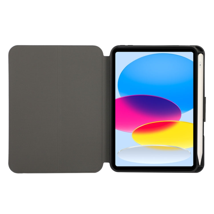 Para iPad 10th Gen 10.9 2022 ENKAY TPU contraportada Smart Leather Tablet Case con ranura para bolígrafo y soporte