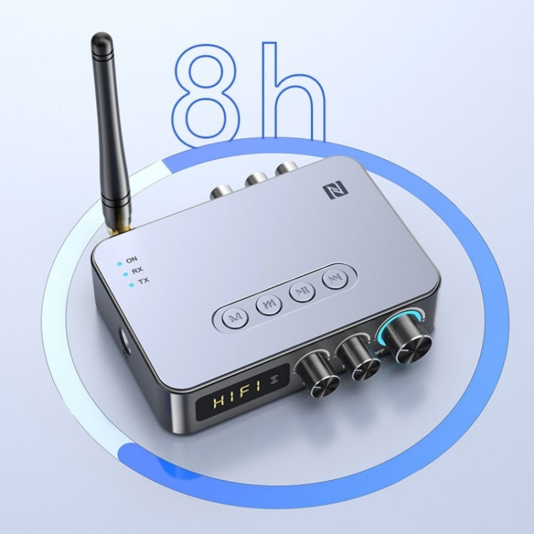 Receptor de música M9 Bluetooth 5,1, adaptador Bluetooth de largo alcance para amplificador o receptor AV estéreo doméstico, Bluetooth 5.1 Music Receiver