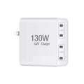 GaN130W Cargador tipo C de 4 puertos USB-C PD65W / PD30W para serie de portátiles, US Plug, EU / US Plug, UK / US Plug, AU / US Plug, EU / UK / US Plug, EU / UK / AU / US Plug