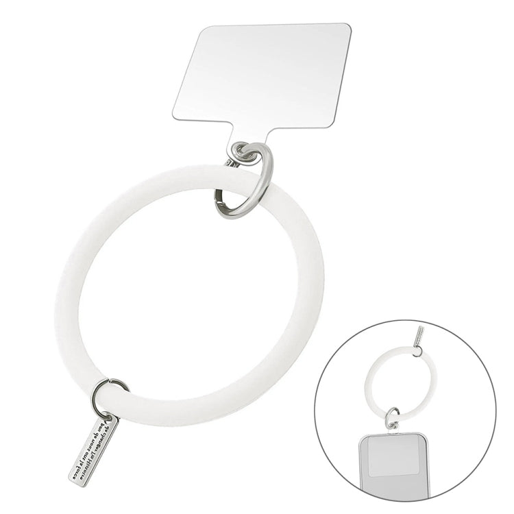 JUNSUNMAY, pulsera de silicona, correa de cordón para teléfono móvil, cuerda de muñeca antipérdida, Universal para funda de teléfono
