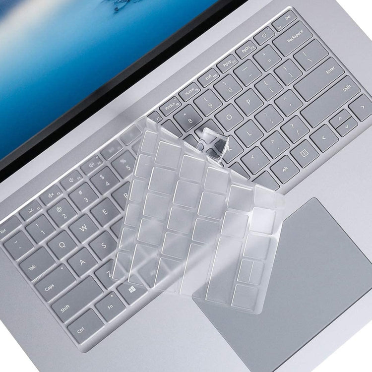 Película protectora de teclado de TPU suave ultrafino ENKAY, For Microsoft Surface Laptop Go 1/2 12.4, For Microsoft Surface Laptop 2/3/4/5 13.5
