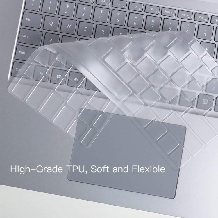 Película protectora de teclado de TPU suave ultrafino ENKAY, For Microsoft Surface Laptop Go 1/2 12.4, For Microsoft Surface Laptop 2/3/4/5 13.5