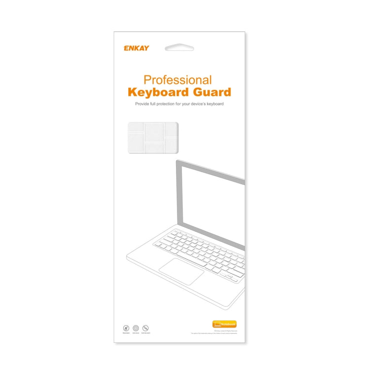 Película protectora de teclado de TPU suave ultrafino ENKAY, For Microsoft Surface Laptop Go 1/2 12.4, For Microsoft Surface Laptop 2/3/4/5 13.5