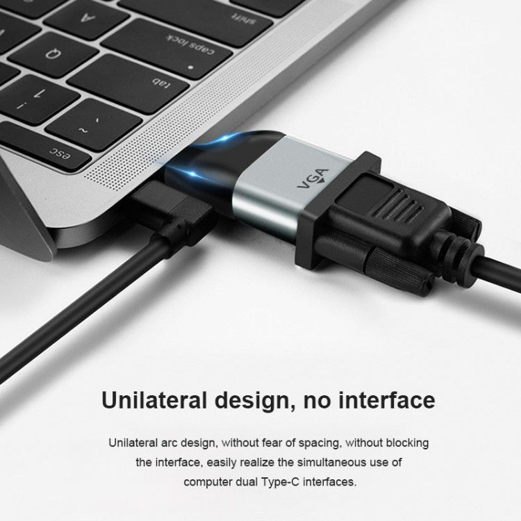 Convertidor Adaptador USB-C Macho a VGA Hembra