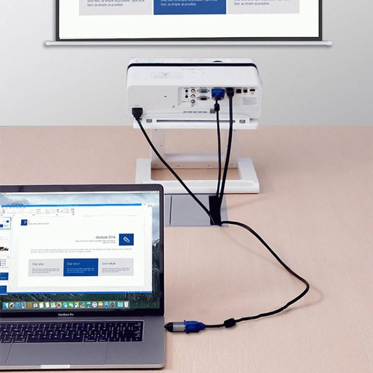 Convertidor Adaptador USB-C Macho a VGA Hembra