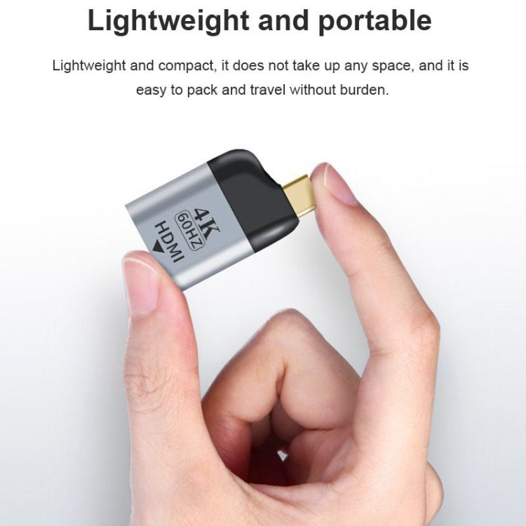 Adaptador USB tipo C a HDMI 4K para tableta, teléfono, portátil, 60HZ, 1080P