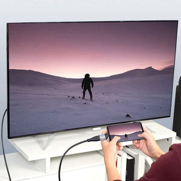 Adaptador USB tipo C a HDMI 4K para tableta, teléfono, portátil, 60HZ, 1080P