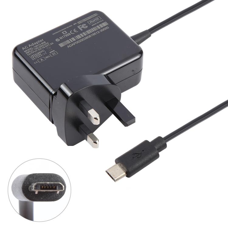 Cargador de pared con adaptador de corriente para computadora portátil de 19.5V 1.2A 24W para Dell Venue 11 Pro
