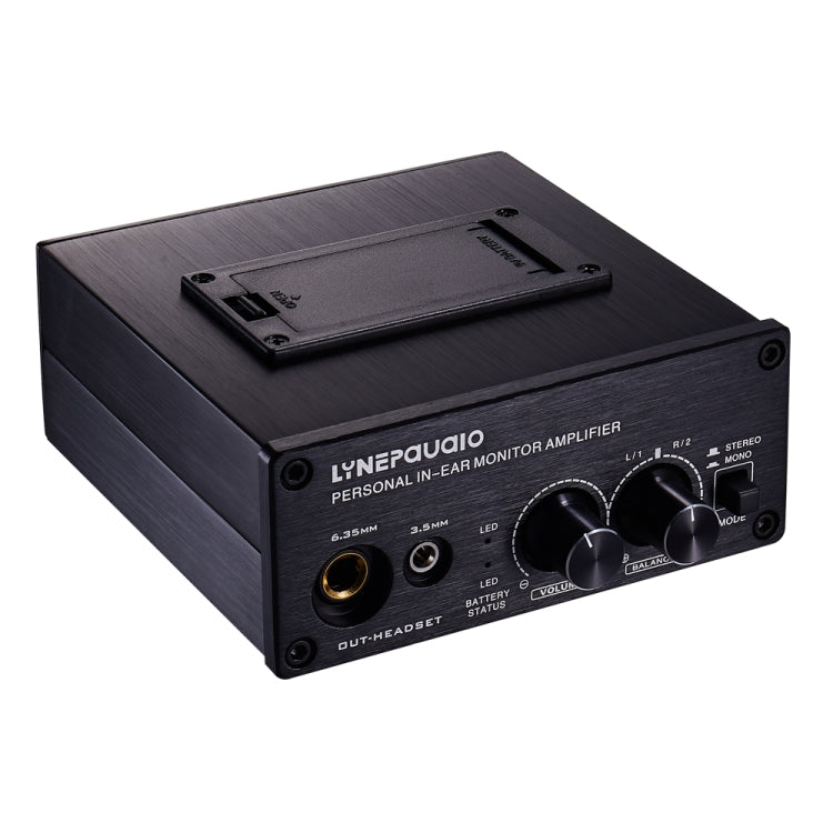 Amplificador de señal sin monitor para auriculares, entrada XLR dual, entrada mono o estéreo o mezcla estéreo con interruptor
