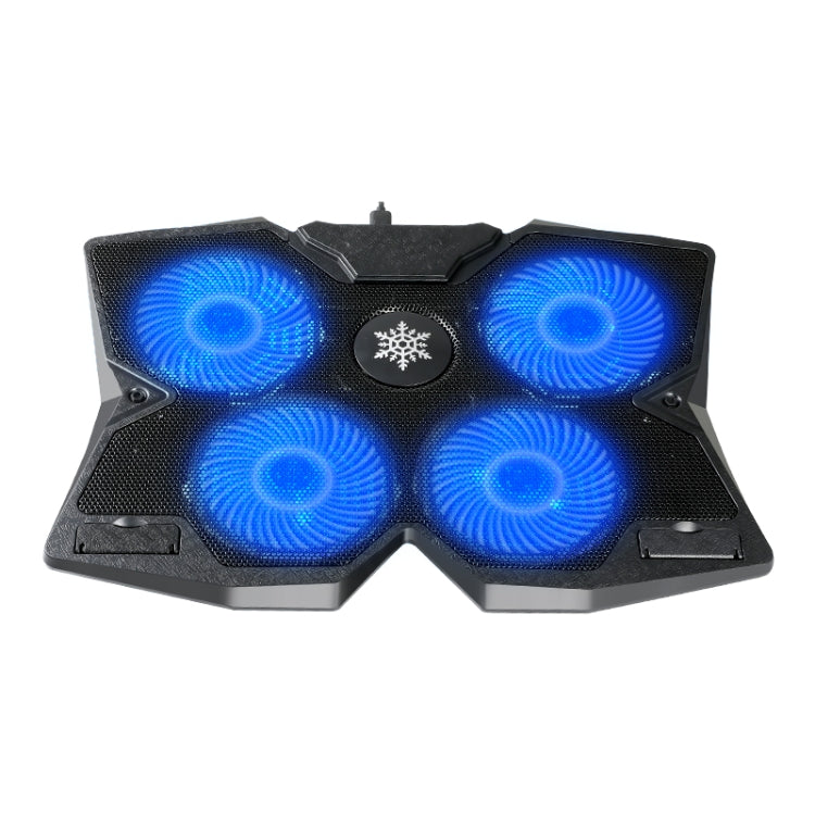 S400 Cuatro ventiladores de refrigeración Soporte de escritorio ajustable plegable para computadora portátil para juegos, S400