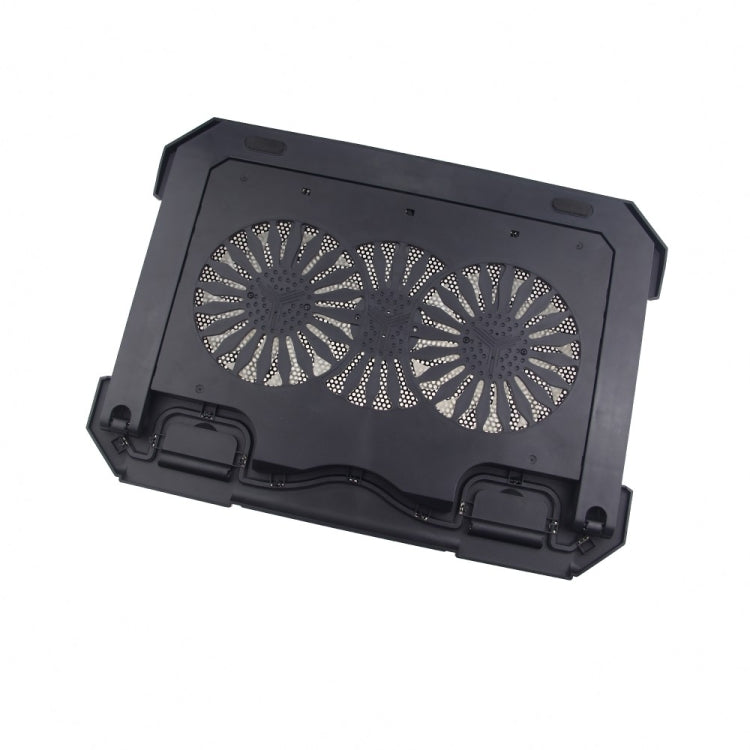 S900 Puertos USB duales Altura ajustable RGB Soporte de almohadilla de enfriamiento para computadora portátil, S900