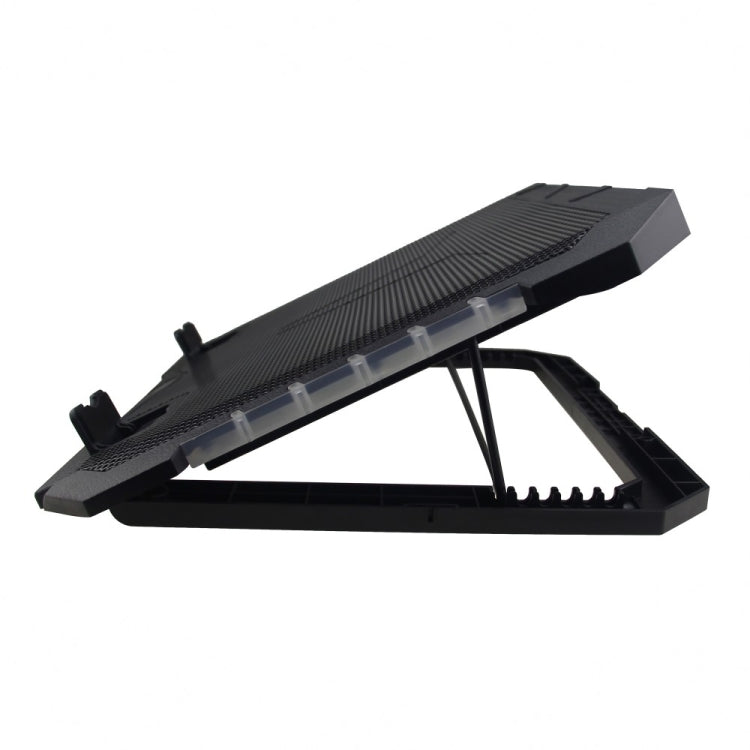 S900 Puertos USB duales Altura ajustable RGB Soporte de almohadilla de enfriamiento para computadora portátil, S900