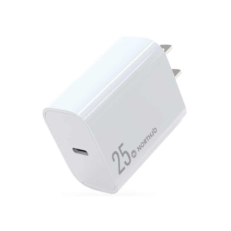 NORTHJO NOPD2501 PD 25W USB-C / Type-C Cargador rápido de puerto único, US Plug, EU Plug, UK Plug, AU Plug