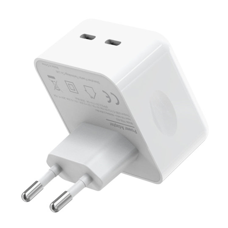 NORTHJO NOGAN3502 GaN PD PPS 35W Dual USB-C / Type-CCargador rápido de pared, EU Plug, UK Plug