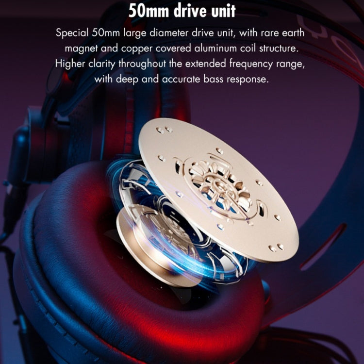 Yanmai D68-A Auriculares con monitor de grabación livianos y plegables
