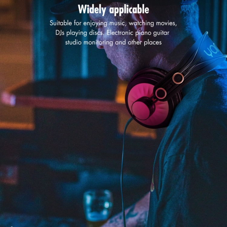 Yanmai D68-A Auriculares con monitor de grabación livianos y plegables