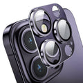 Para iPhone 14 Pro / 14 Pro Max ENKAY Hat-Prince Lente de cámara antirreflejo Película de vidrio templado de aleación de aluminio, For iPhone 14 Pro / 14 Pro Max