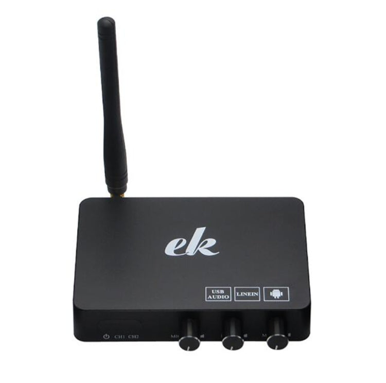 Juego de equipo de canto de Karaoke en red de TV para el hogar, tarjeta de sonido, micrófono inalámbrico, decodificador de Karaoke KTV para ordenador, black
