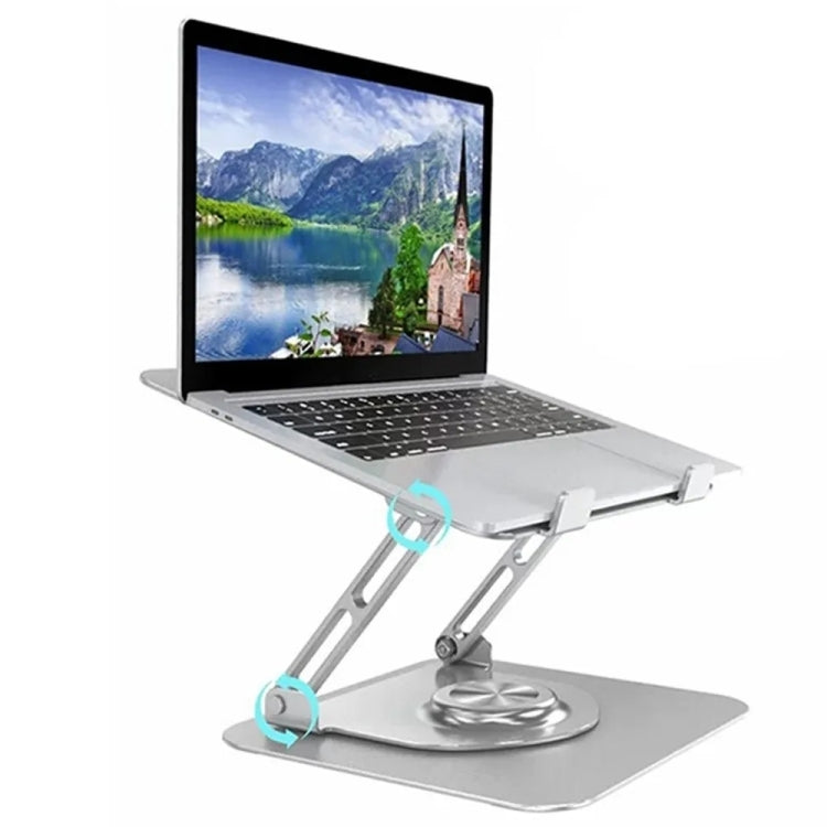 D147 Plegable 360 Grados Rotación Laptop Soporte de elevación Aleación de aluminio Notebook Soporte de escritorio, D147
