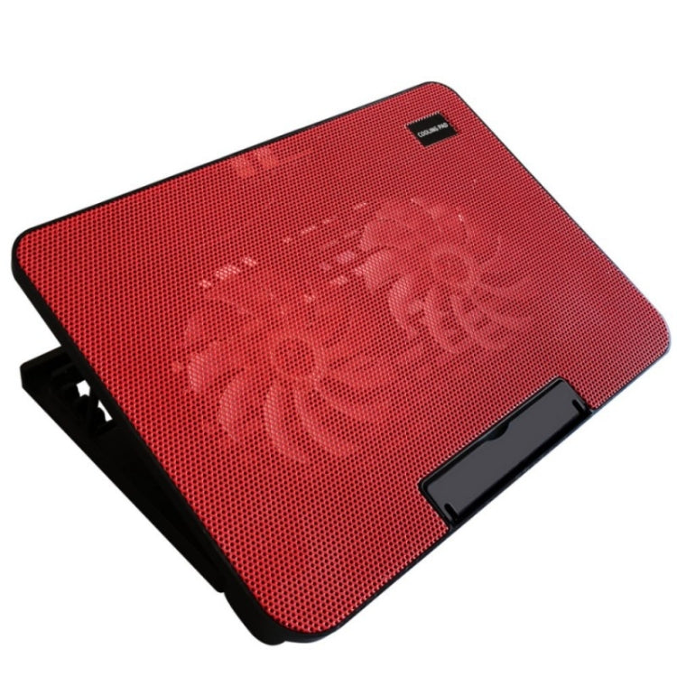 Almohadilla de enfriamiento para computadora portátil con disipación de calor de diseño tallado hueco con doble ventilador USB N99, N99