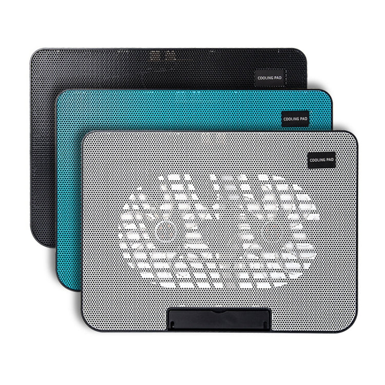Almohadilla de enfriamiento para computadora portátil con disipación de calor de diseño tallado hueco con doble ventilador USB N99, N99
