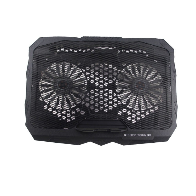 Soporte para juegos con almohadilla de enfriamiento para computadora portátil USB con dos ventiladores X2, X2