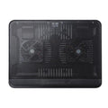 N128 Work Game Dual Fan Laptop Cooling Pad Soporte de disipación de calor con luz LED, N128