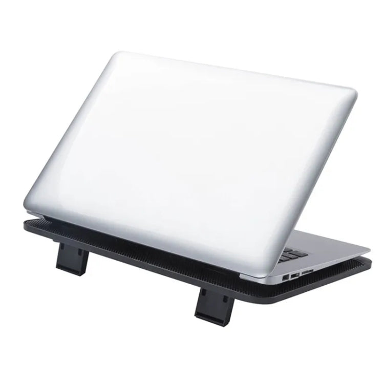 N128 Work Game Dual Fan Laptop Cooling Pad Soporte de disipación de calor con luz LED, N128