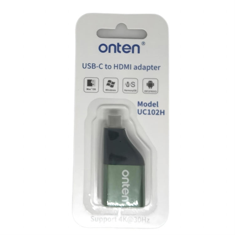Adaptador Onten UC102H 4K Tipo-C a HDMI (entrega de color aleatoria), UC102H