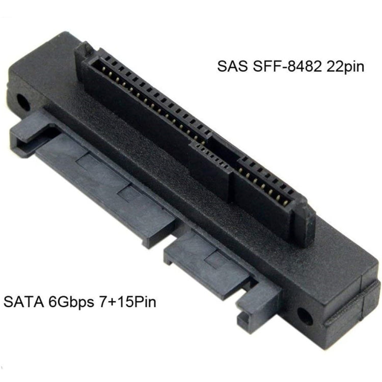 JUNSUNMAY SAS 22 pines a 7 pines + 15 pines SATA disco duro adaptador RAID