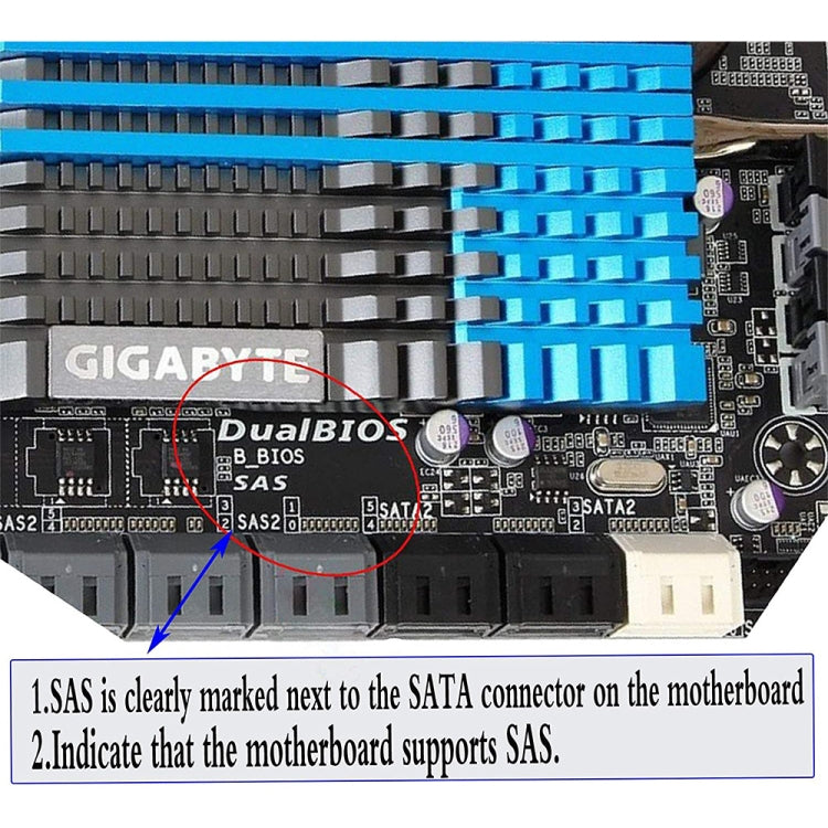 JUNSUNMAY SAS 22 pines a 7 pines + 15 pines SATA disco duro adaptador RAID