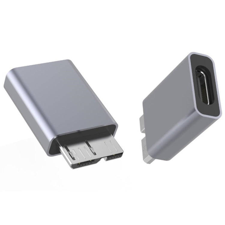 JUNSUNMAY USB-C / Tipo-C Hembra a Macho USB 3.0 Micro B Adaptador Convertidor, 1 PCS, 2 PCS