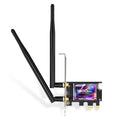 EDUP EP-9658 PCI-E WiFi 6 tarjeta AX1800M Bluetooth 5,2 adaptador para PC de escritorio, 2,4 GHz/5,8 GHz de doble banda inalámbrica PCI-E tarjeta de red interna