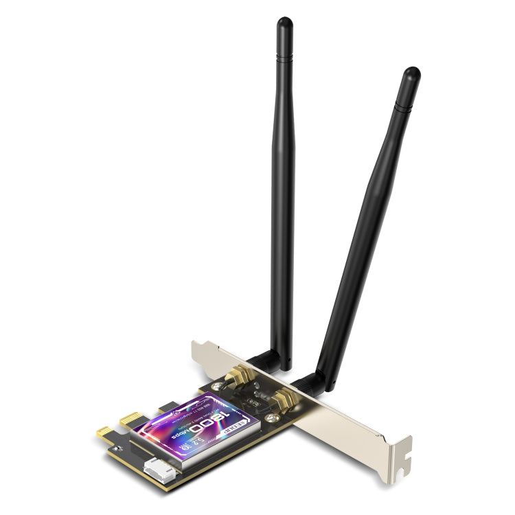 EDUP EP-9658 PCI-E WiFi 6 tarjeta AX1800M Bluetooth 5,2 adaptador para PC de escritorio, 2,4 GHz/5,8 GHz de doble banda inalámbrica PCI-E tarjeta de red interna