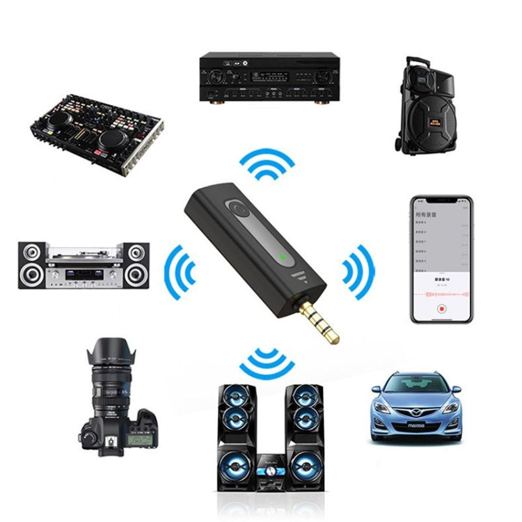 Micrófono de reducción de ruido inalámbrico Lavalier para teléfono/cámara/portátil/MacBook con receptor de 3,5 mm, One by One, One by Two