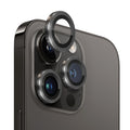 Lente de cámara NORTHJO, película de anillo de Metal de vena de CD de vidrio templado, For iPhone 14 Pro / 14 Pro Max