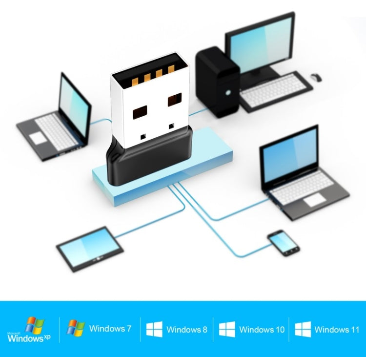 OY313 USB Bluetooth 5.3 Adaptador Transmisor Receptor Inalámbrico Para PC Windows 11 10 8 7, OY313