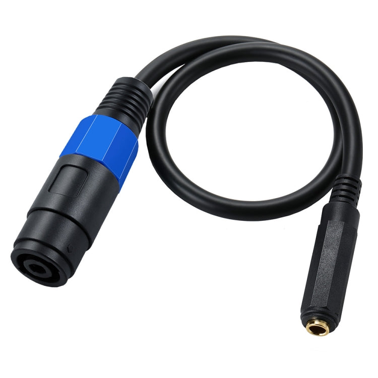 JUNSUNMAY Cable adaptador de altavoz de audio hembra Speakon hembra a 6,35 mm, longitud: 50 cm