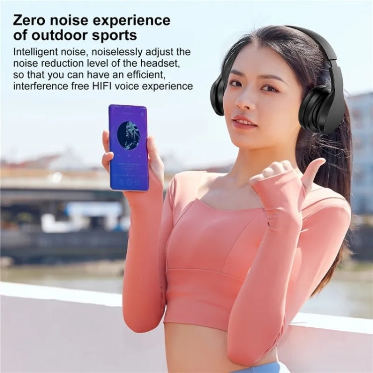 OY712 para computadora, teléfono móvil, auriculares, auriculares inalámbricos Bluetooth con cancelación de ruido para juegos de graves