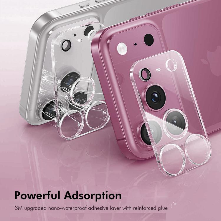 ENKAY Hat-Prince 9H Película de vidrio templado para lente de cámara trasera, For iPhone 17e / 16e, For iPhone 17 Pro Max, For iPhone 17 Pro, For iPhone 17, For iPhone Air, For iPhone 16 Pro / 16 Pro Max, For iPhone 16 / 16 Plus                        ...