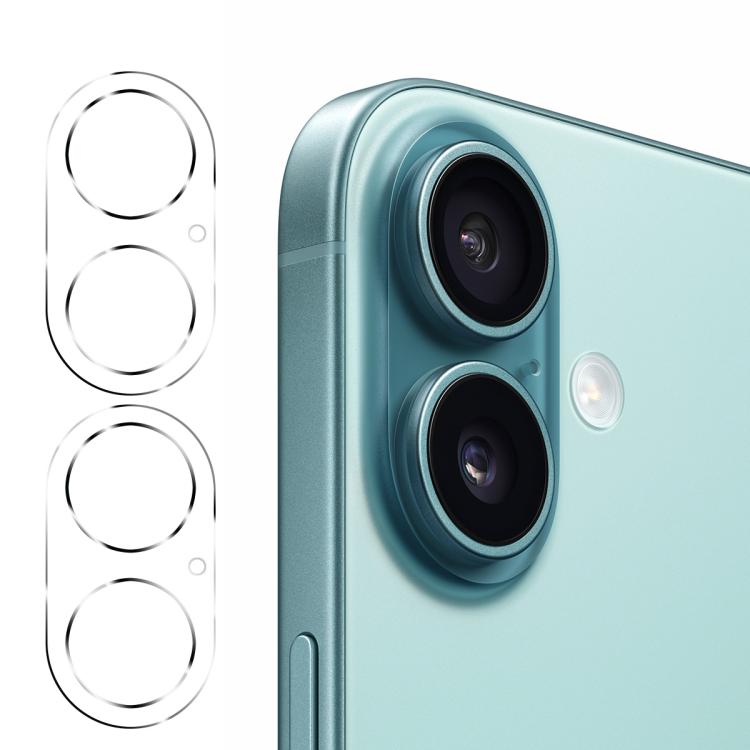 2 uds ENKAY Hat-Prince 9H lente de cámara trasera película de vidrio templado, For iPhone 17e / 16e, For iPhone 17 Pro Max, For iPhone 17 Pro, For iPhone 17, For iPhone Air, For iPhone 16 Pro / 16 Pro Max, For iPhone 16 / 16 Plus                       ...