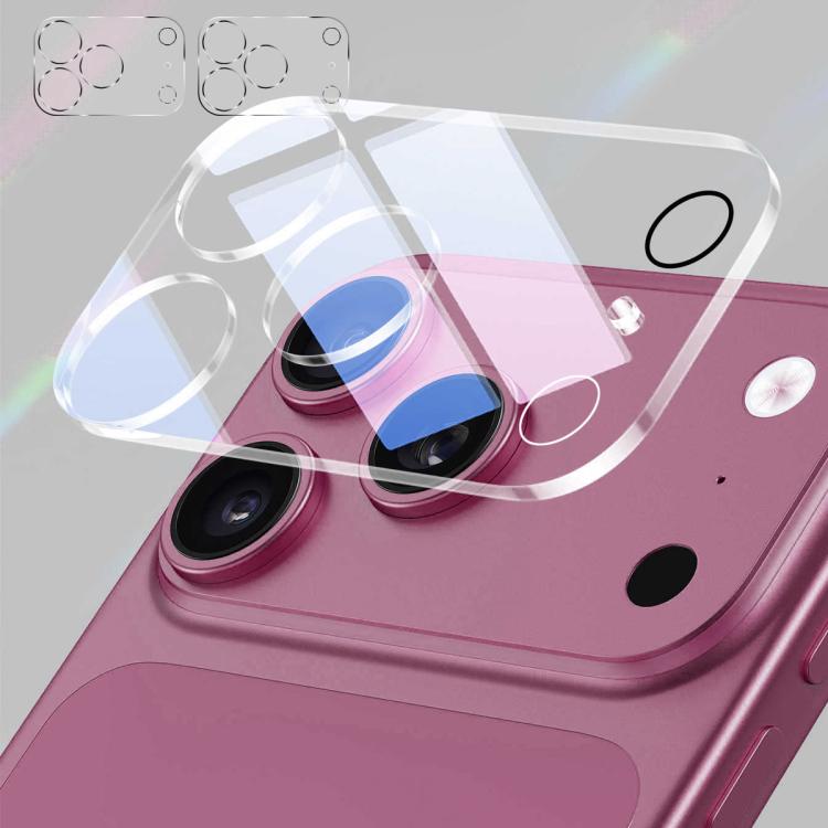2 uds ENKAY Hat-Prince 9H lente de cámara trasera película de vidrio templado, For iPhone 17e / 16e, For iPhone 17 Pro Max, For iPhone 17 Pro, For iPhone 17, For iPhone Air, For iPhone 16 Pro / 16 Pro Max, For iPhone 16 / 16 Plus                       ...