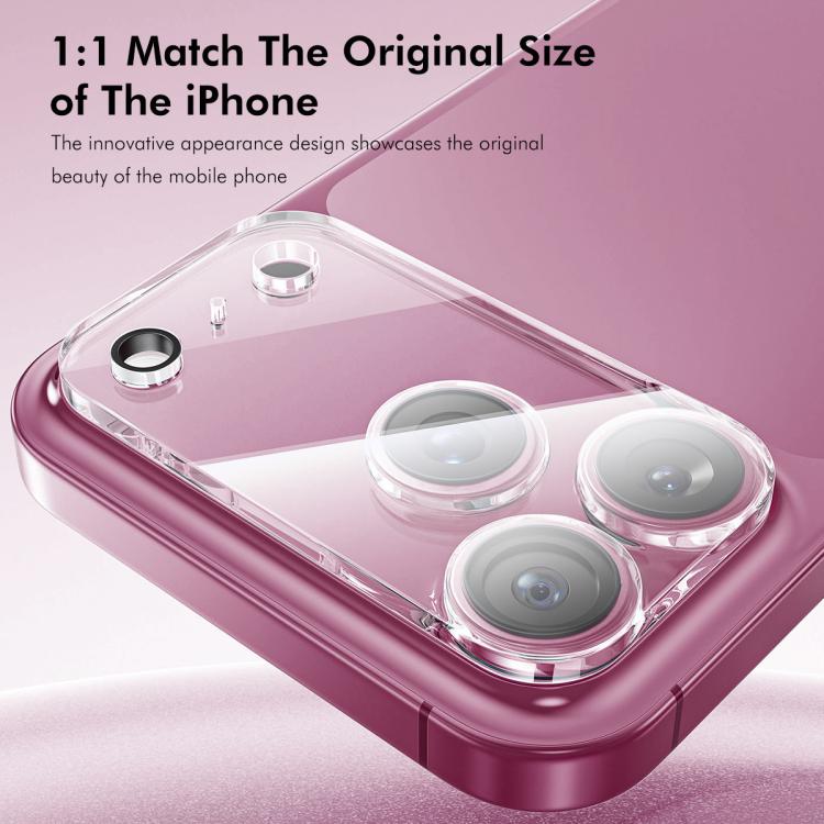 2 uds ENKAY Hat-Prince 9H lente de cámara trasera película de vidrio templado, For iPhone 17e / 16e, For iPhone 17 Pro Max, For iPhone 17 Pro, For iPhone 17, For iPhone Air, For iPhone 16 Pro / 16 Pro Max, For iPhone 16 / 16 Plus                       ...