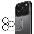 ENKAY Hat-Prince Black Ring 9H Lente de la cámara trasera Película de vidrio templado, For iPhone 17 Pro Max, For iPhone 17 Pro, For iPhone 17, For iPhone Air, For iPhone 16 Pro / 16 Pro Max, For iPhone 16 / 16 Plus, For iPhone 15 Pro / 15 Pro Max     ...