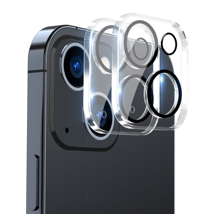 2 uds ENKAY Hat-Prince anillo negro 9H lente de la cámara trasera película de vidrio templado, For iPhone 17 Pro Max, For iPhone 17 Pro, For iPhone 17, For iPhone Air, For iPhone 16 Pro / 16 Pro Max, For iPhone 16 / 16 Plus, For iPhone 15 Pro / 15 Pro ...