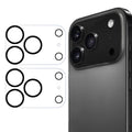 2 uds ENKAY Hat-Prince anillo negro 9H lente de la cámara trasera película de vidrio templado, For iPhone 17 Pro Max, For iPhone 17 Pro, For iPhone 17, For iPhone Air, For iPhone 16 Pro / 16 Pro Max, For iPhone 16 / 16 Plus, For iPhone 15 Pro / 15 Pro ...