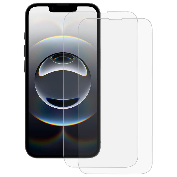 2 uds ENKAY 0,26mm 9H 2.5D alto aluminio-silicio película de vidrio templado, For iPhone 17e / 16e, For iPhone 16 Pro Max, For iPhone 16 Pro, For iPhone 16 Plus, For iPhone 16, For iPhone 15 Pro Max, For iPhone 15 Pro, For iPhone 15 Plus, For iPhone 15